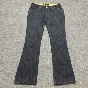 Rocawear Womens Bootcut Jeans Junior Size‎ 13 Blue Denim Stretch Mid Rise